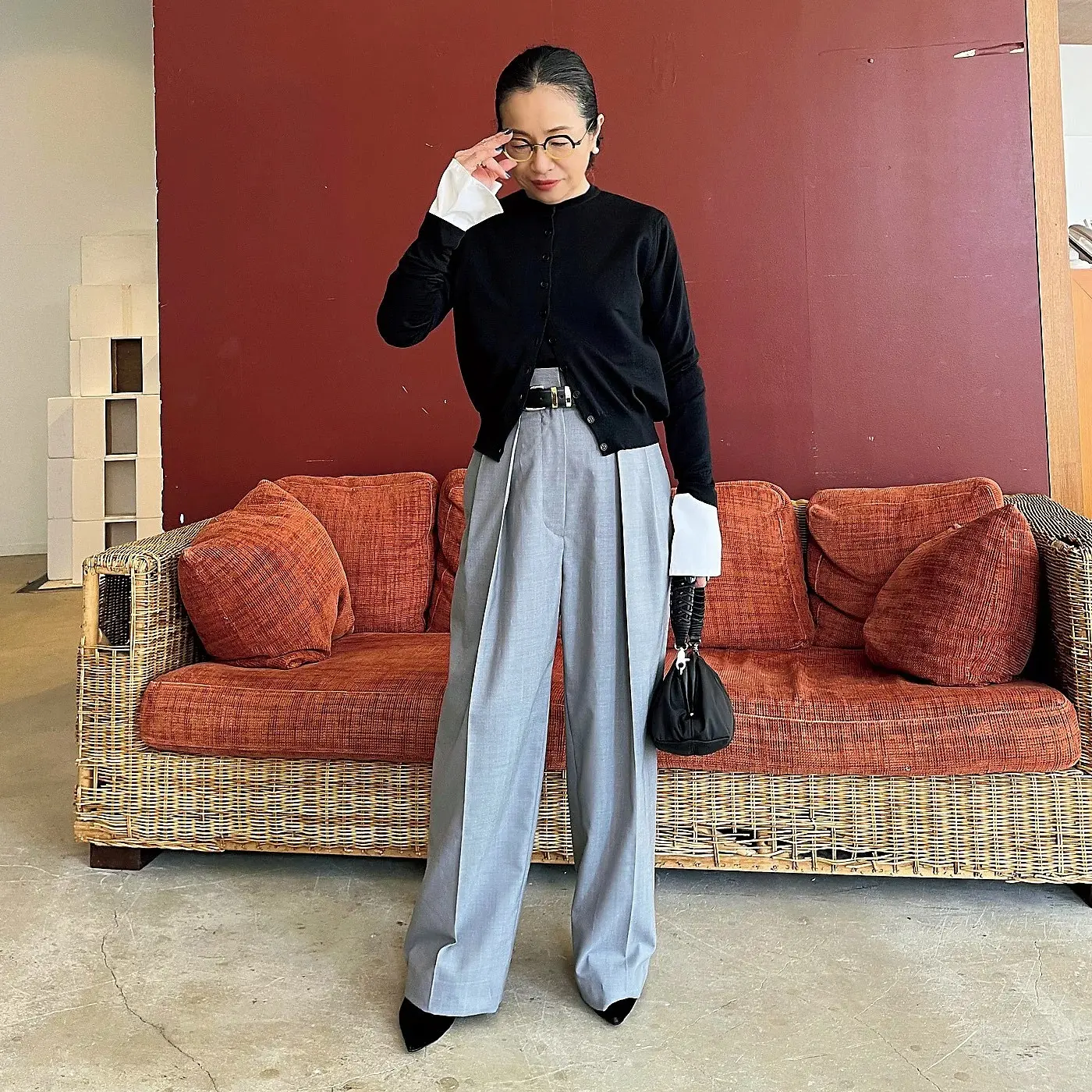 全アイテム別注! 服がよければスタイルもよく見える!150㎝エディター 宮崎桃代の着るのが楽しい大人コーデ_1_17