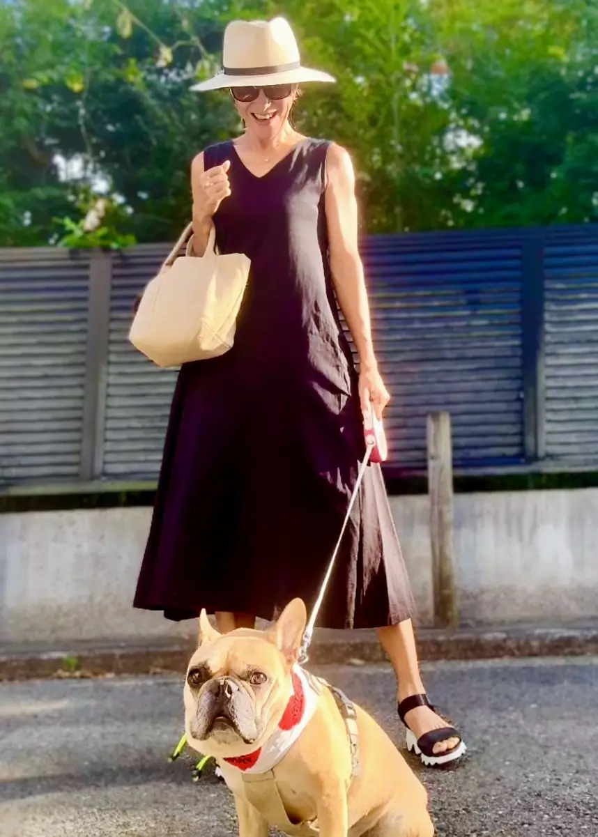【ユニクロワンピ】でお散歩へ！愛犬と楽しむ楽ちんおしゃれコーデ！_1_1