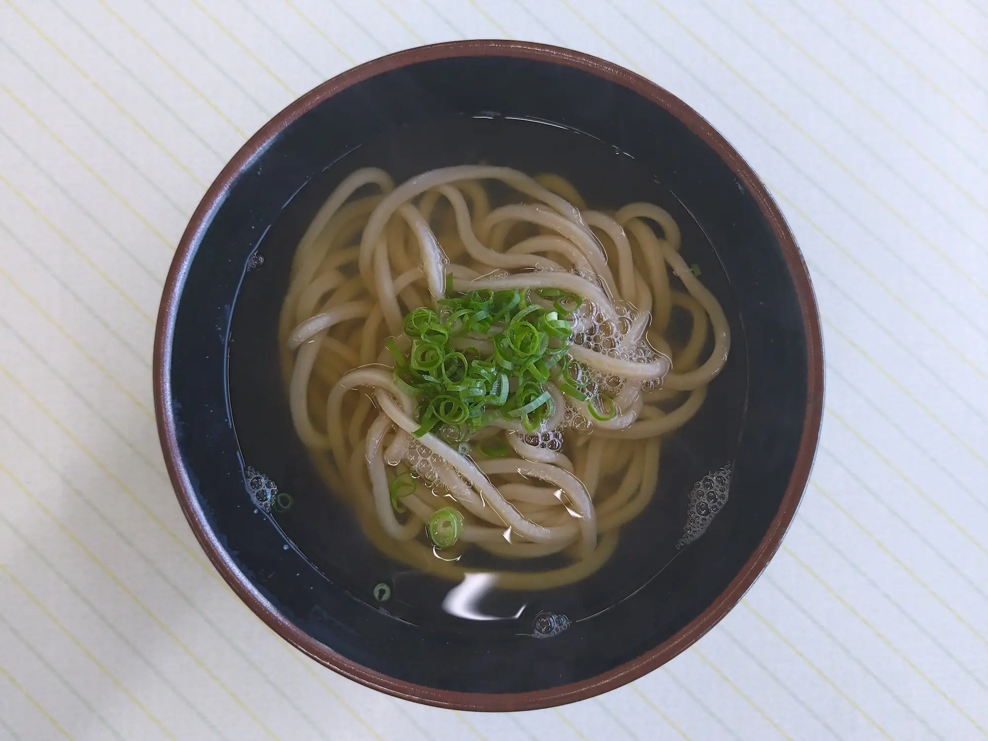 一文字うどんのかけうどん