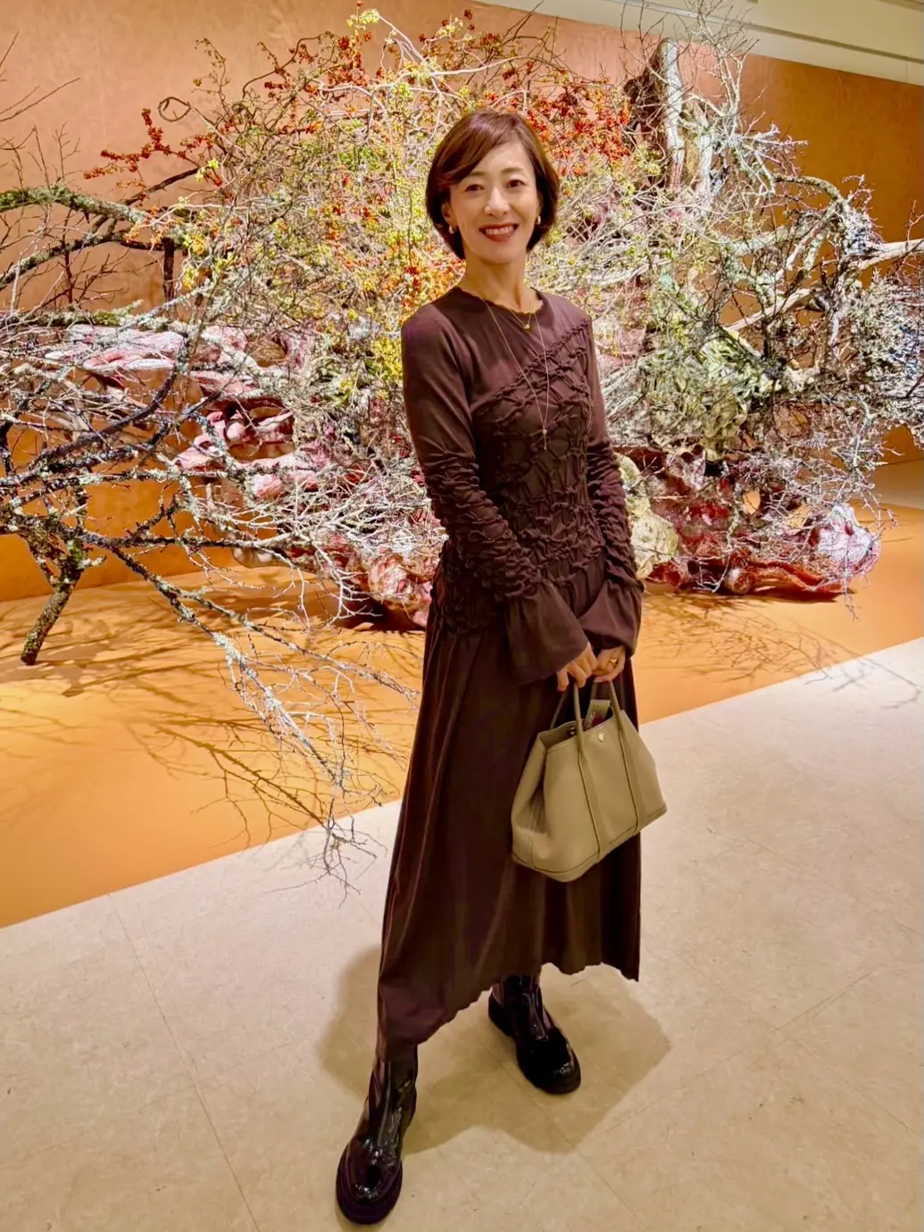 ZARAのワンピースで芸術の秋を満喫！「書道」と「いけばな」から感じる日本の美_1_17