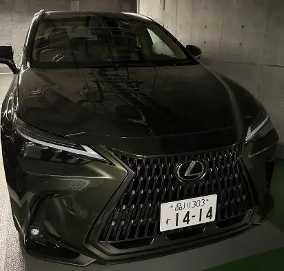 レクサスのSUV「NX」の前から見た写真