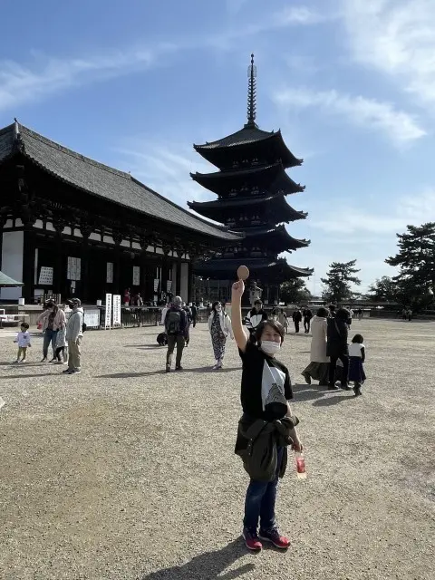 息子と奈良・京都旅行Part１_1_4-1