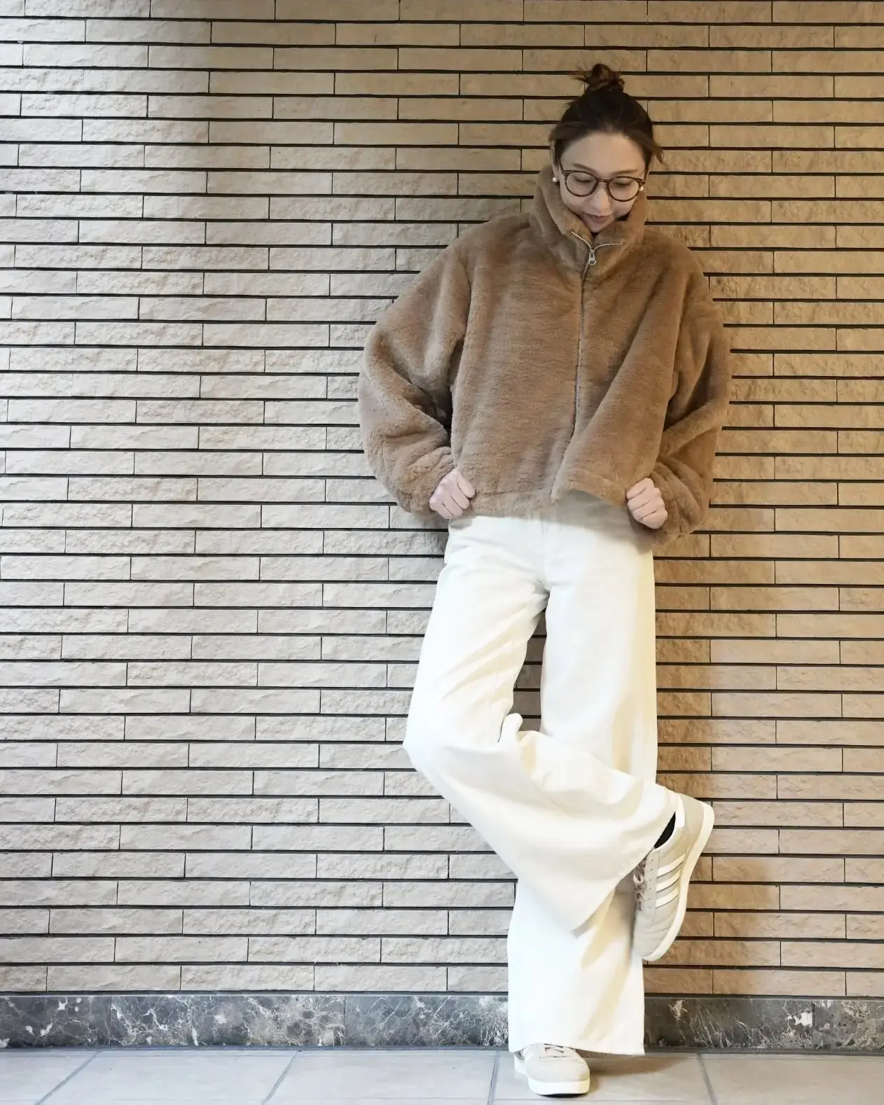 【50代「ユニクロ・GU」秋冬コーデ】あったかパンツやデニムで寒い冬をおしゃれに乗り切る！_1_1