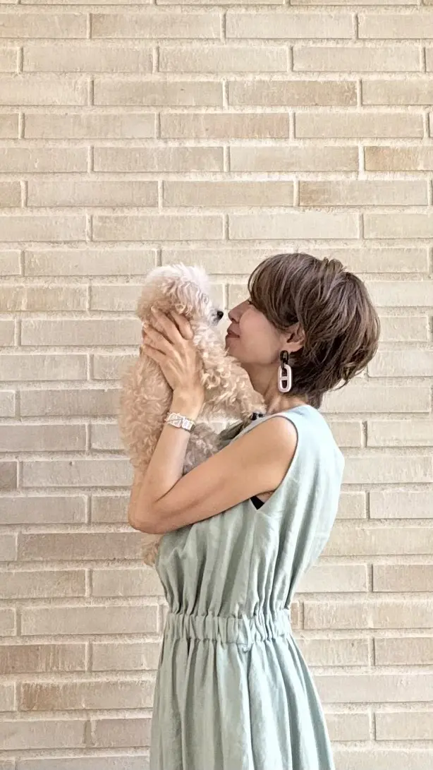 夏の涼やかリネンワンピース2styling_1_5-2