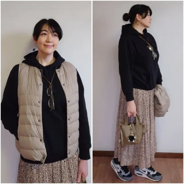 角館観光の私のファッション