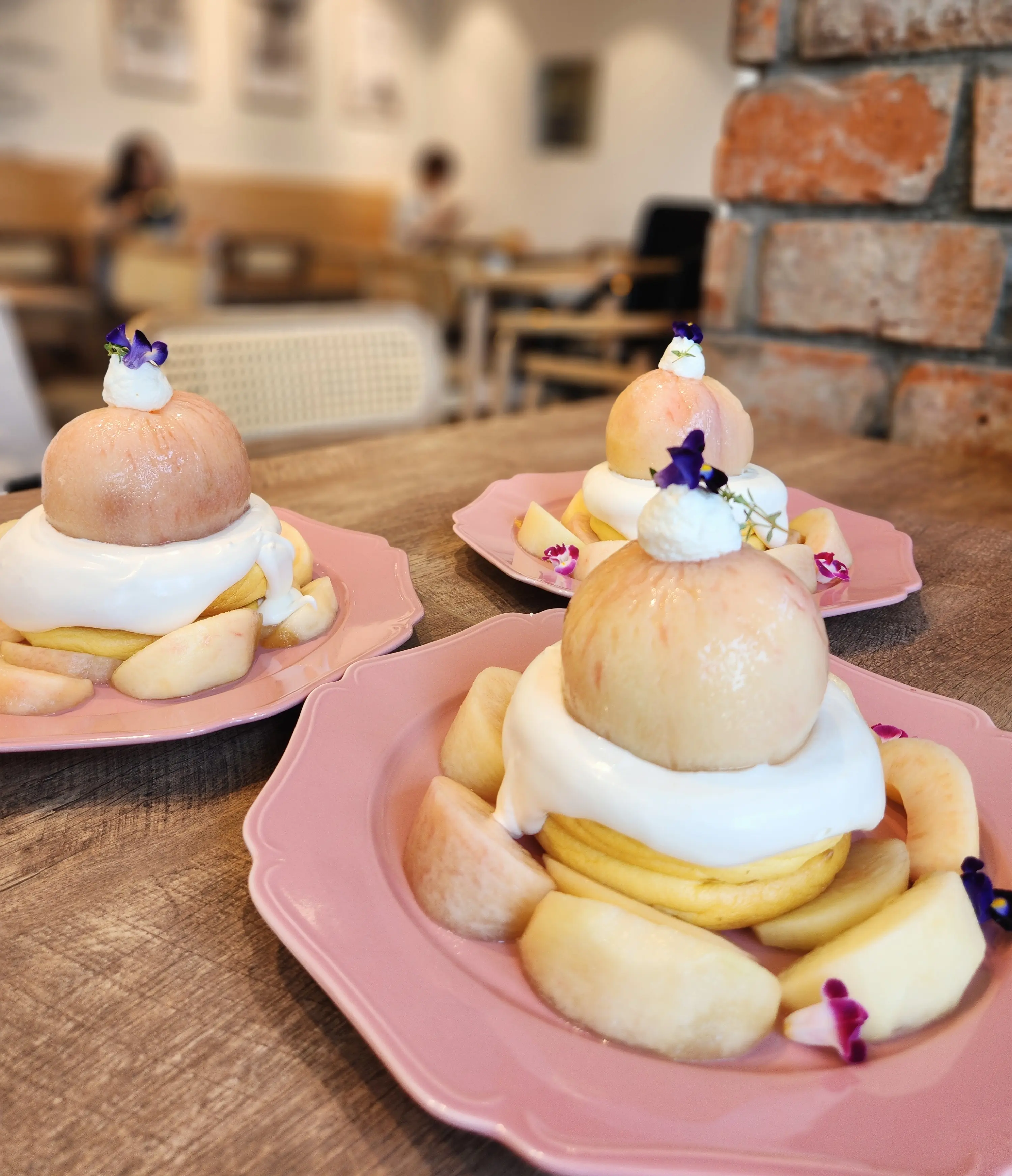 ミスピーチのパンケーキ