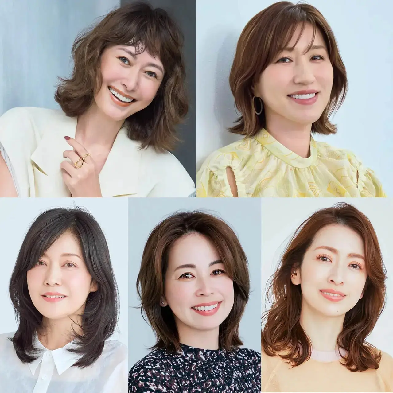 【40代・50代におすすめの髪型カタログ】おばさんぽくならない！冬に似合うショート・ボブ・ミディアム・ロング別ヘアスタイル