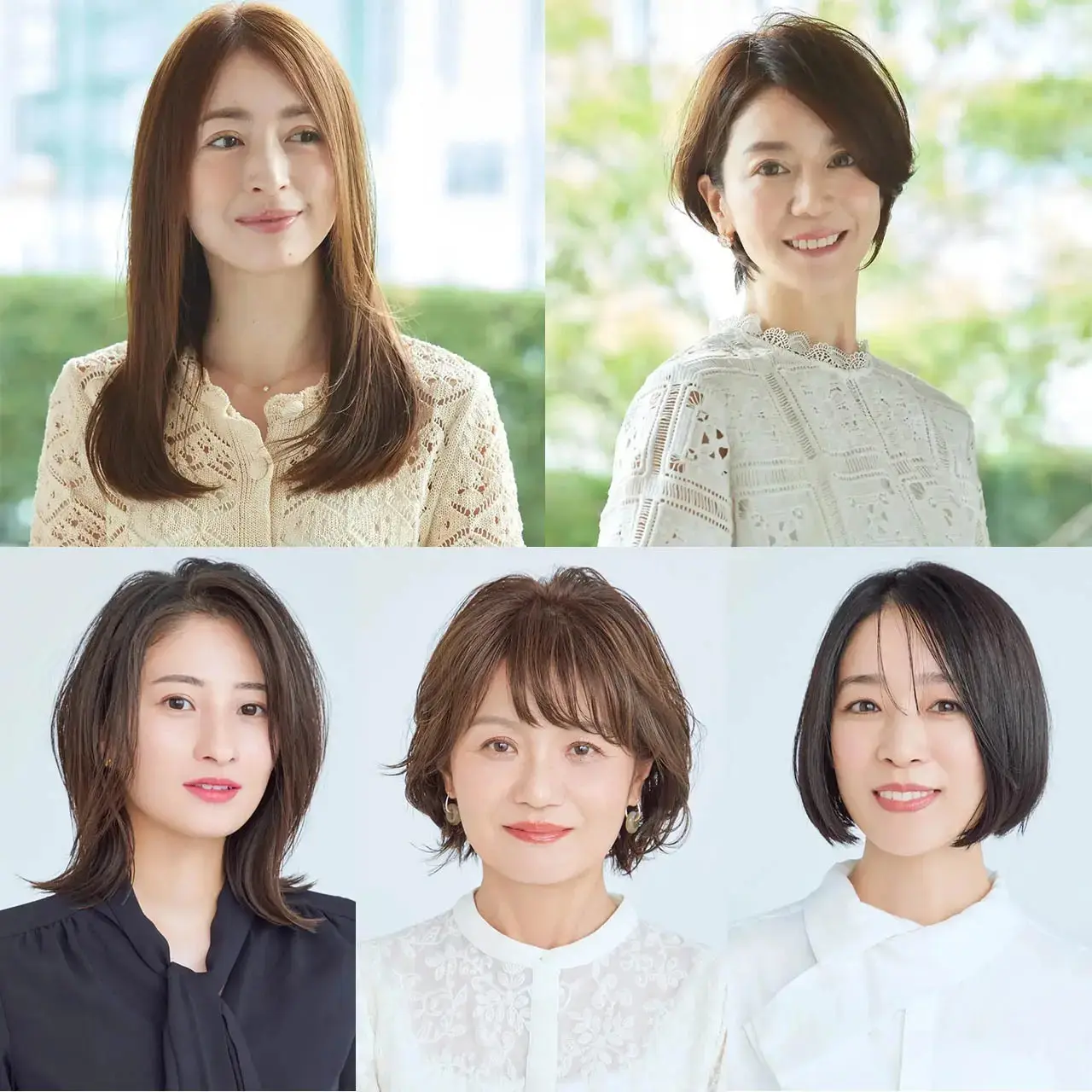 【40代・50代に人気の髪型カタログ】おばさんぽくなりたくない！若見えがかなうショート・ボブ・ミディアム・ロング別ヘアスタイル