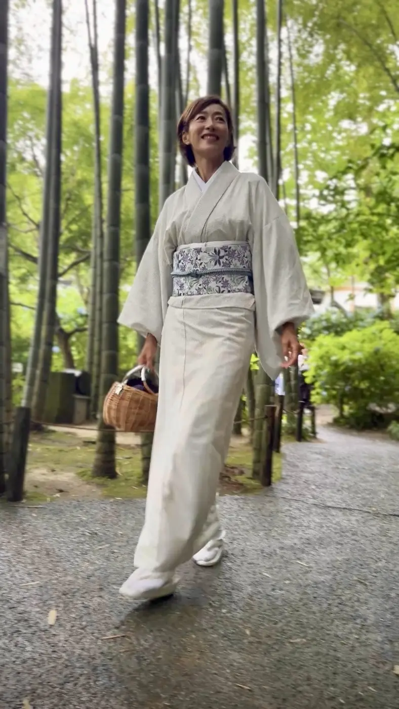 紫陽花の季節、自分で仕立てたお着物で古都鎌倉・明月院へ_1_15