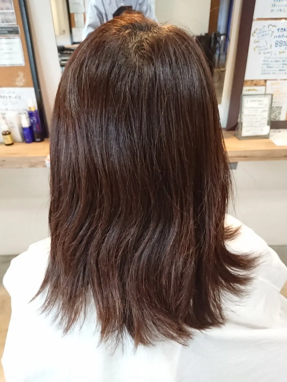 放っておくとうねうねヘアーに（涙）