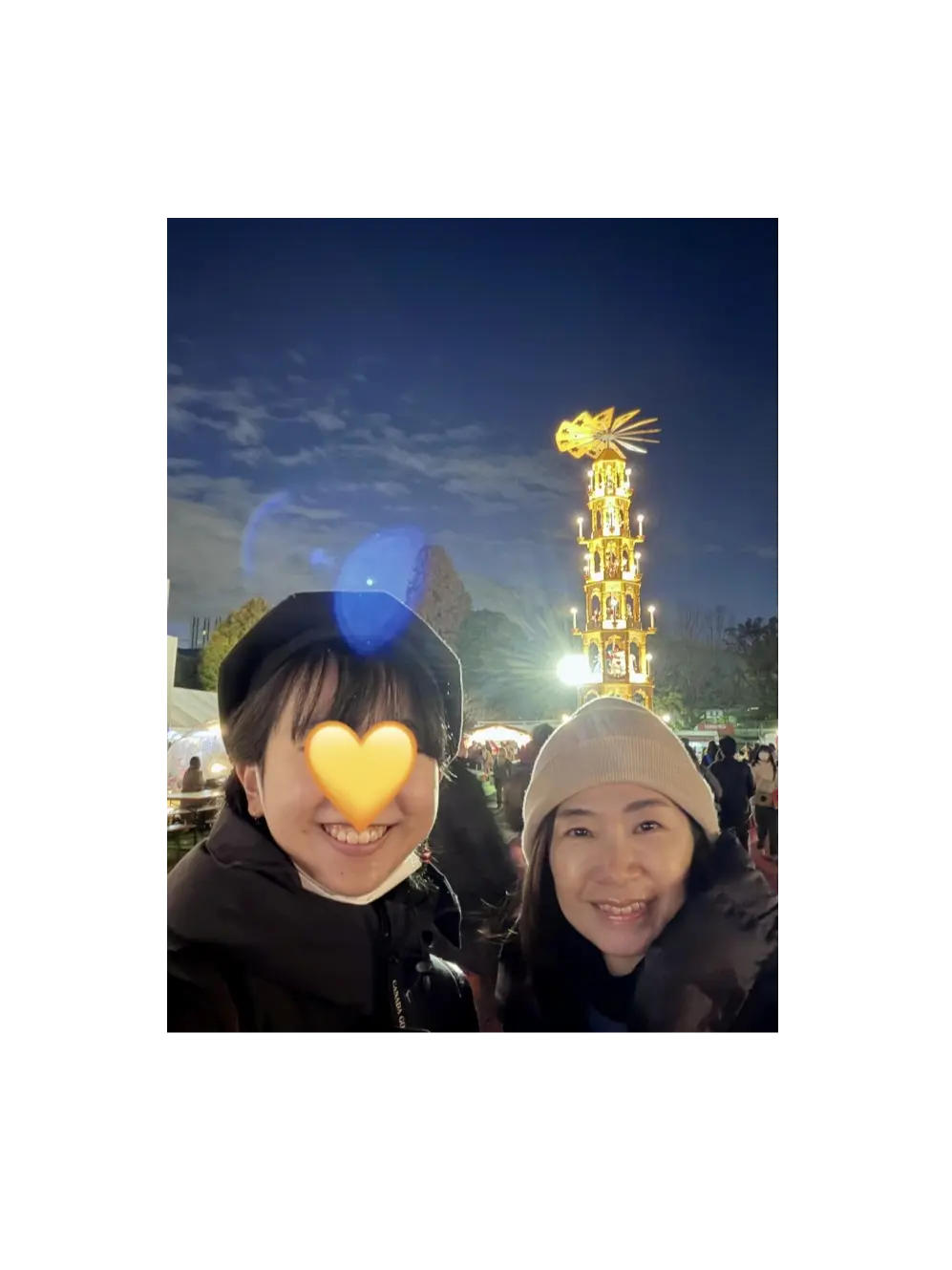 母娘でクリスマスマーケット