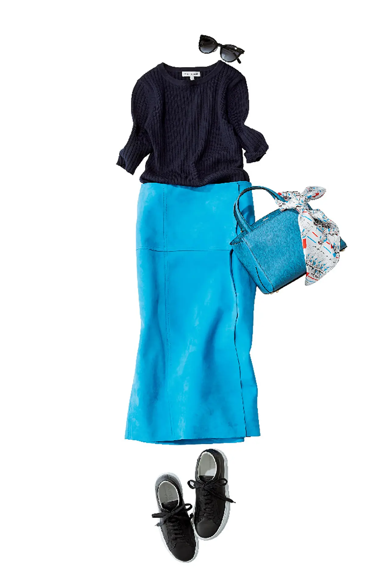 ブルーのスカートは、涼やかな美人感で360度好感度！　五選_1_1-5