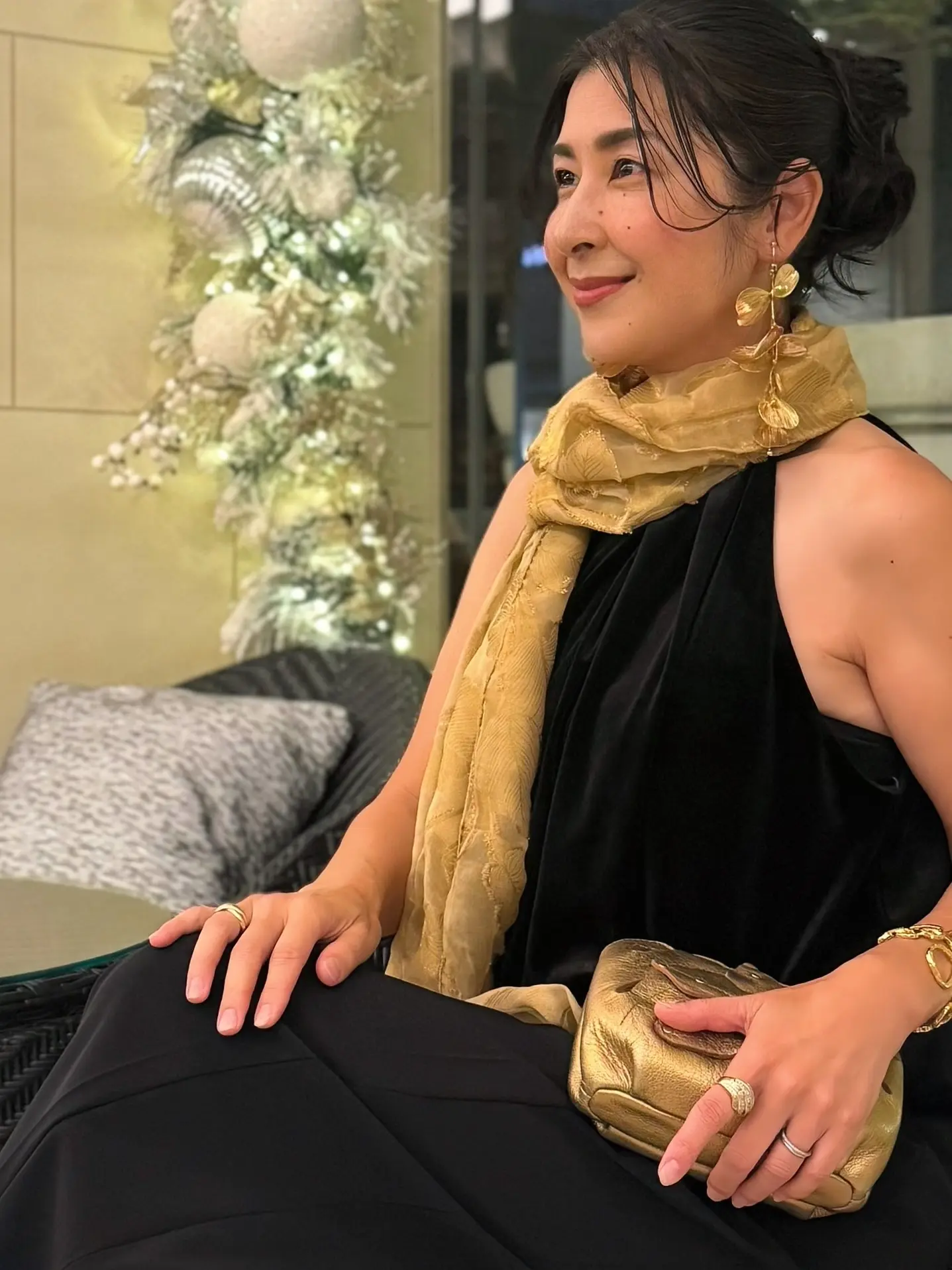 ブラックコーディネートでソワレ・ドゥ・エクラ 2025へ_1_3