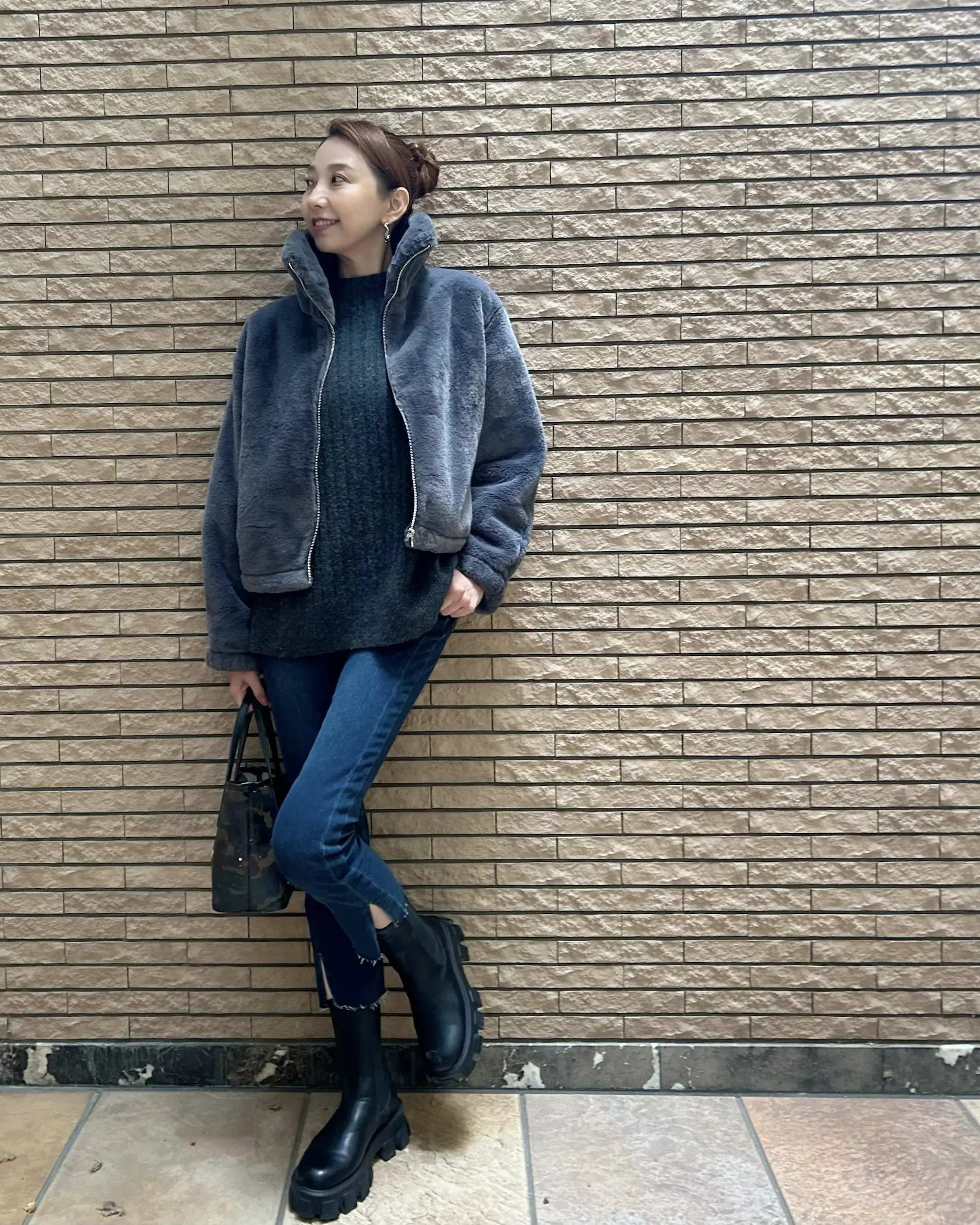 GUあったかブルゾン✨デイリーコーデに大活躍‼️_1_8
