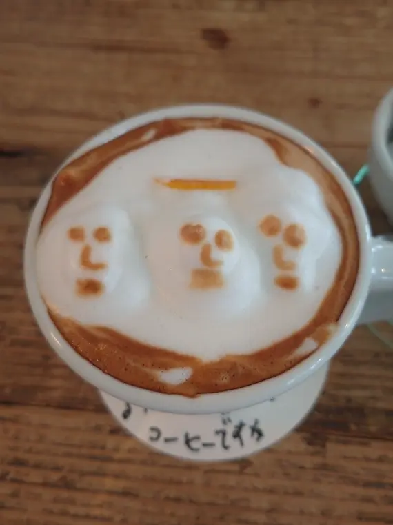 カプチーノラテアート