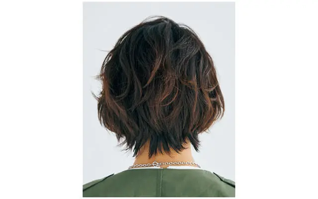 後から見たヘアスタイル