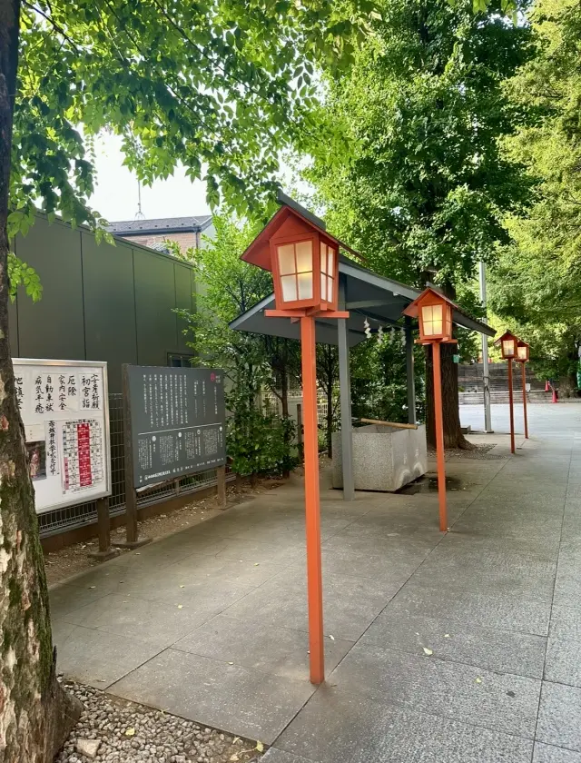 毎月訪れる赤城神社にクラシックな浴衣でお詣り✨_1_2