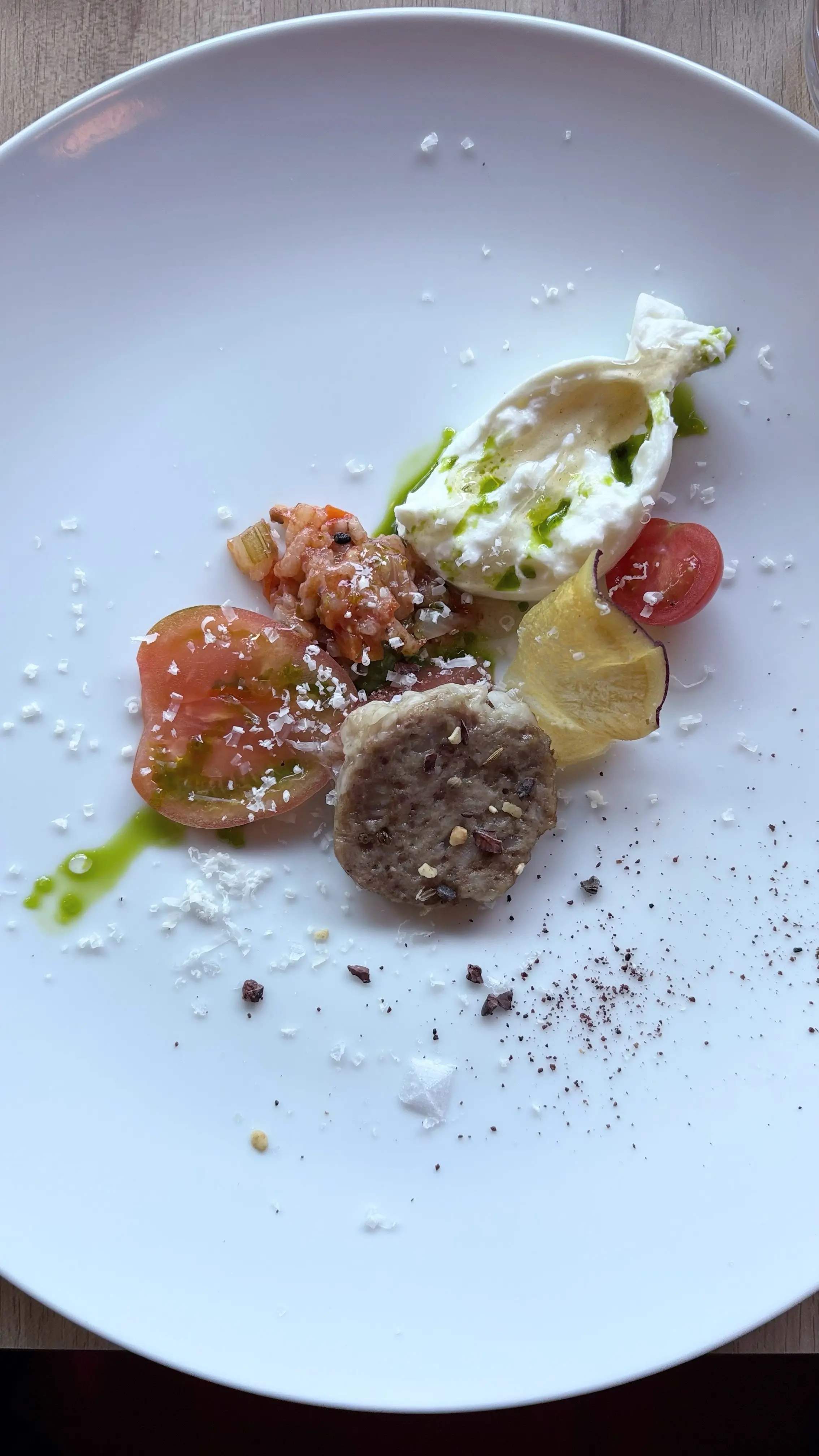 チーズのサラダ