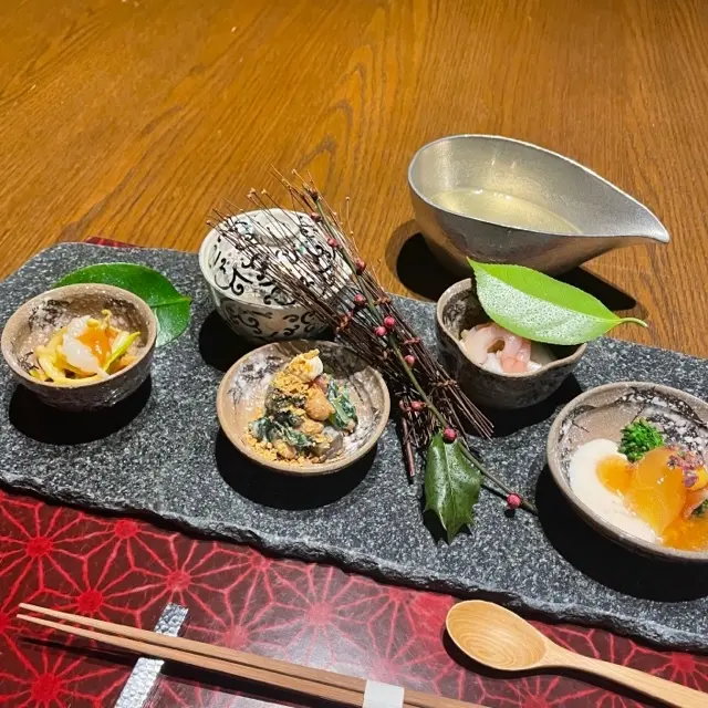 ふふ 箱根のレストラン 日本料理 山の笑（やまのえ）の料理