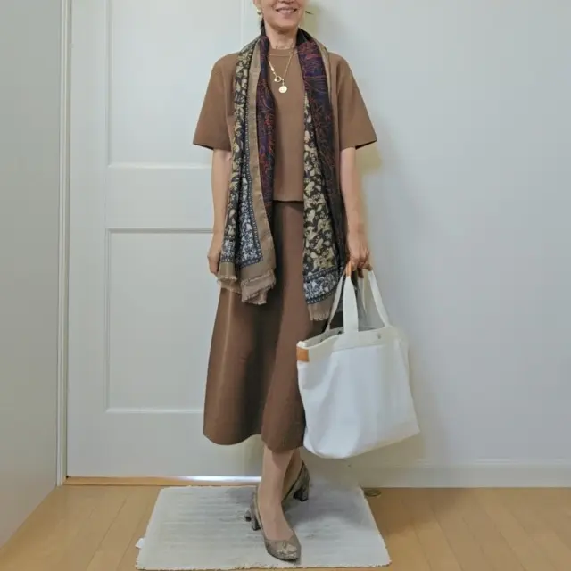 コーディネートで振り返る9月〜残暑は夏服+秋色で_1_21