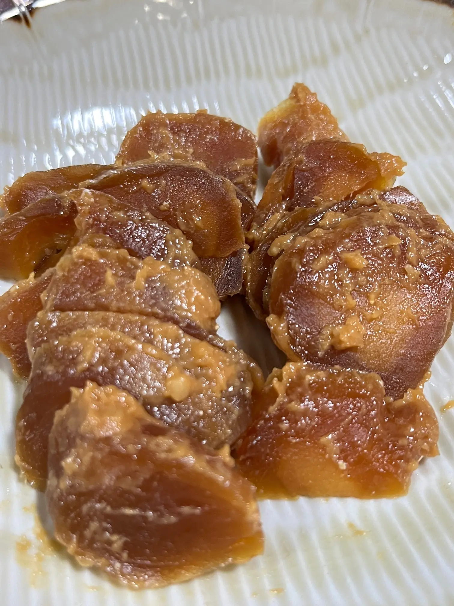 お家でスライス。奈良漬けみそまですべて美味♡