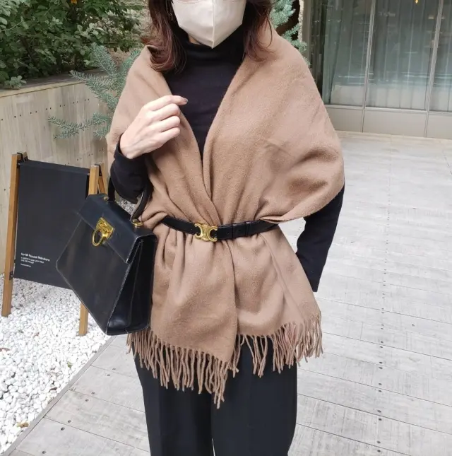 寒暖差を乗り切る強い見方!【カシミヤストール】活用術_1_10