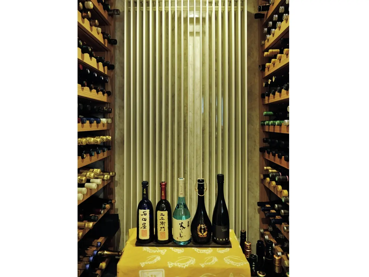 造り付けのセラー