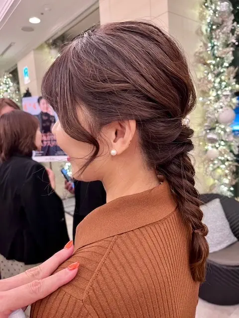 いつもと違うヘアアレンジして華やかな時間♡_1_6-1