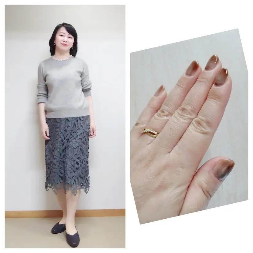 11月初旬　アラフィフ秘書お仕事毎日服_1_5