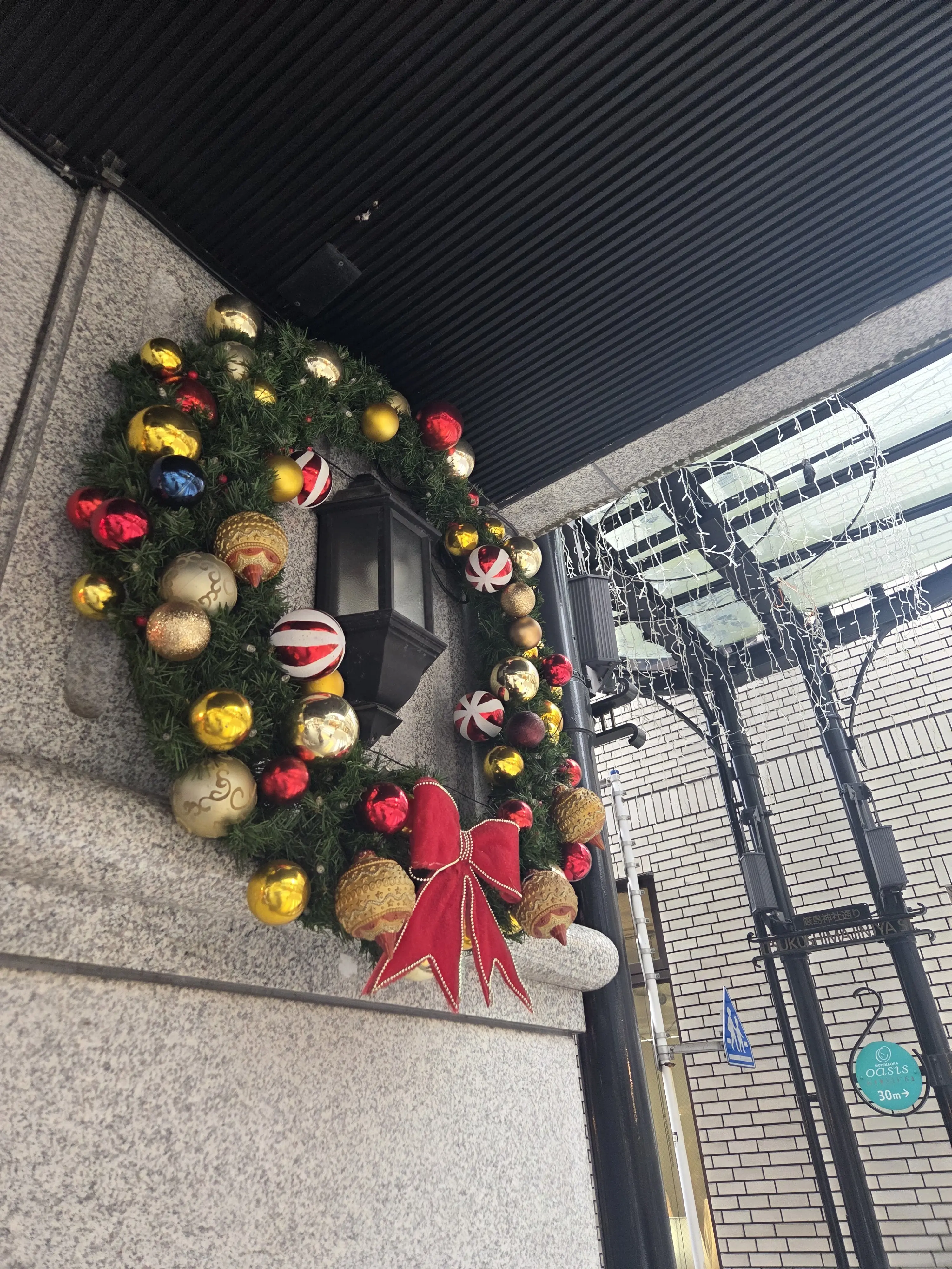 元町 クリスマスリース