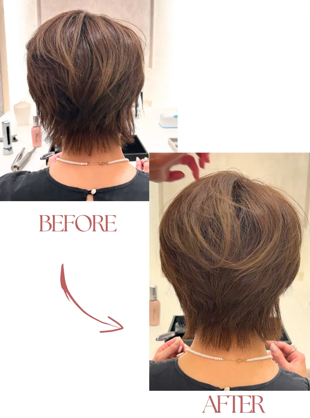 Before After見て自分でもびっくり！ 50代のヘアーもふんわり＆ツヤツヤ✨なエレガントヘアーに！_1_7