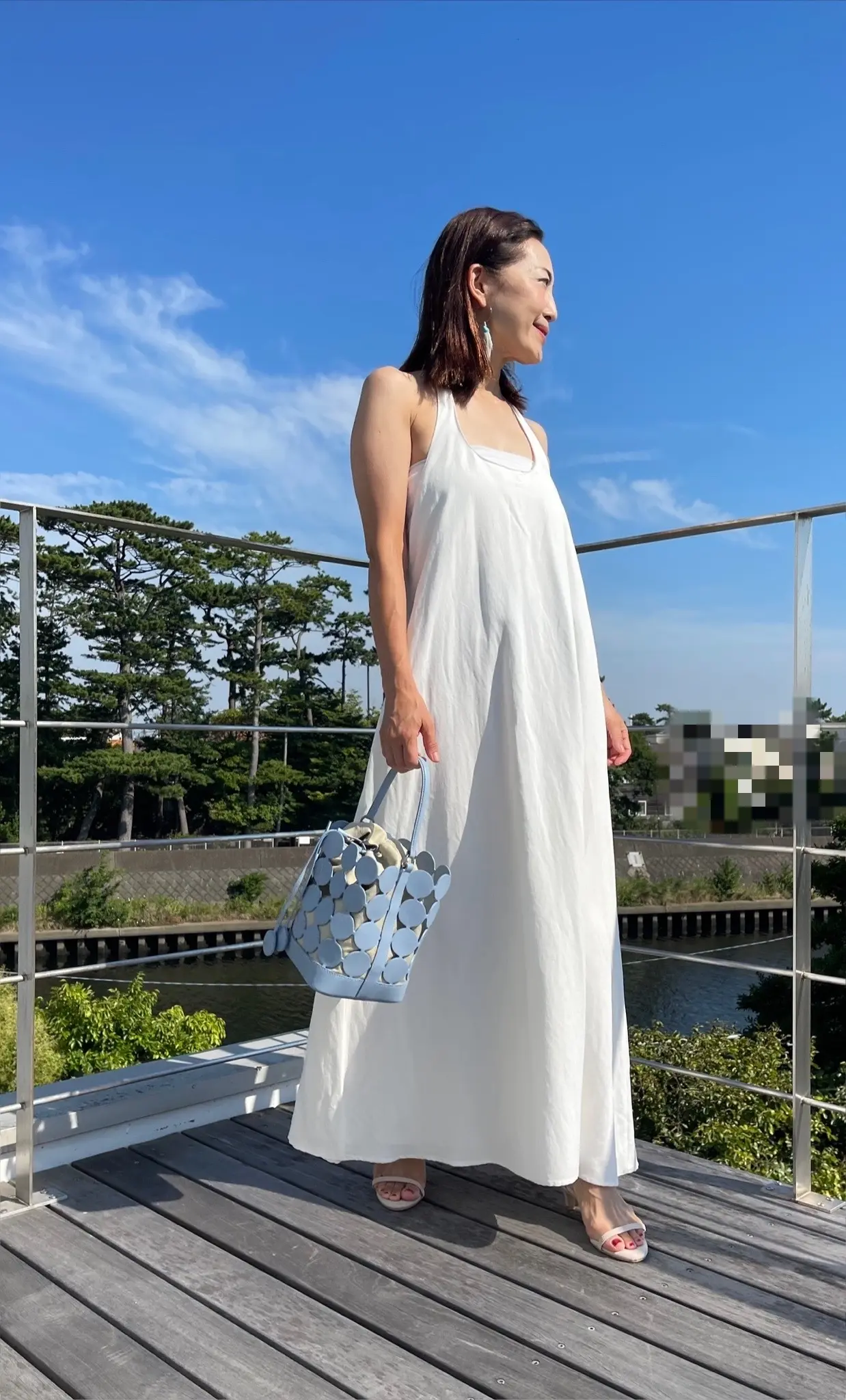 新品☆ZARA ザラ パフスリーブワンピース White S - ワンピース