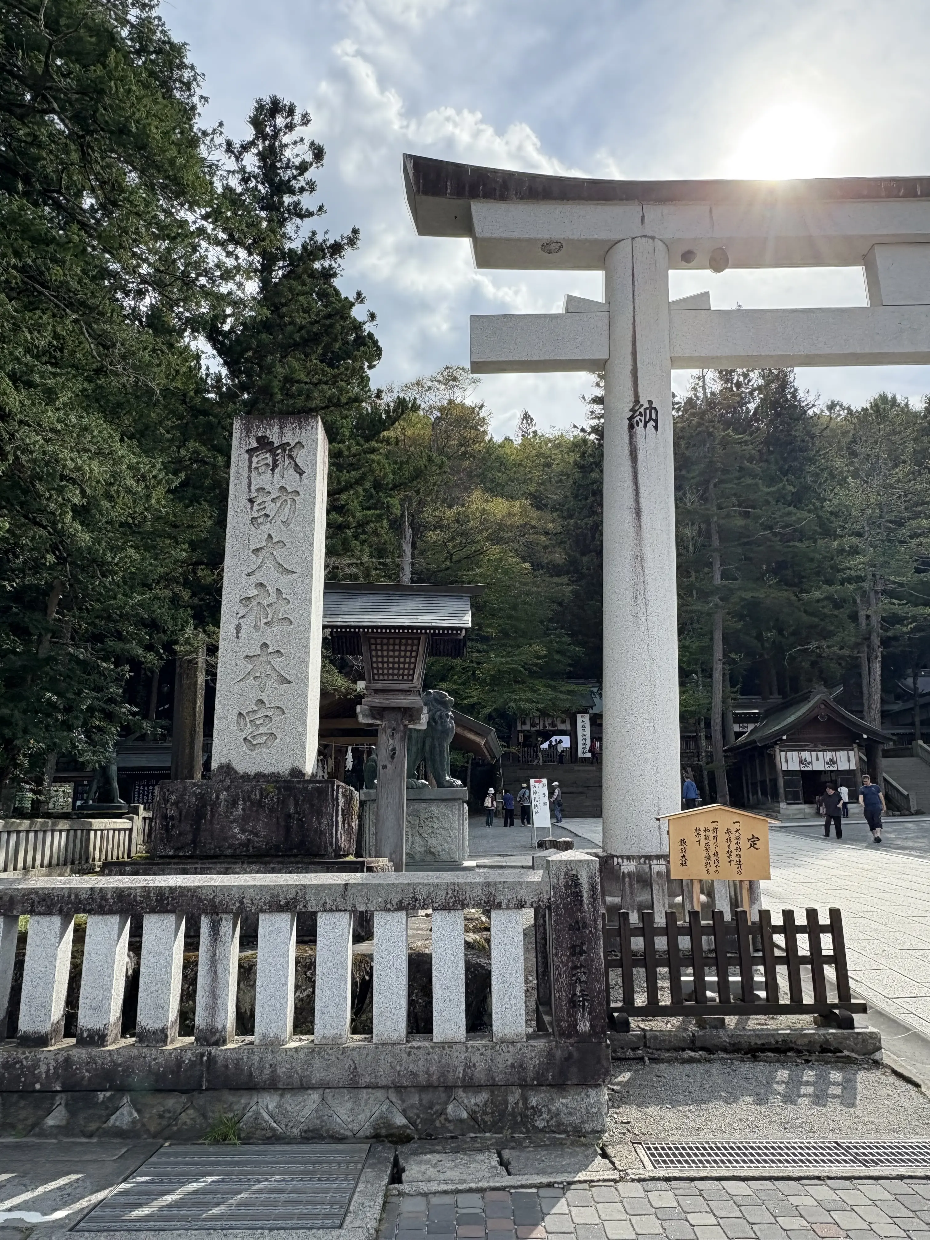 諏訪大社　長野　上社本宮