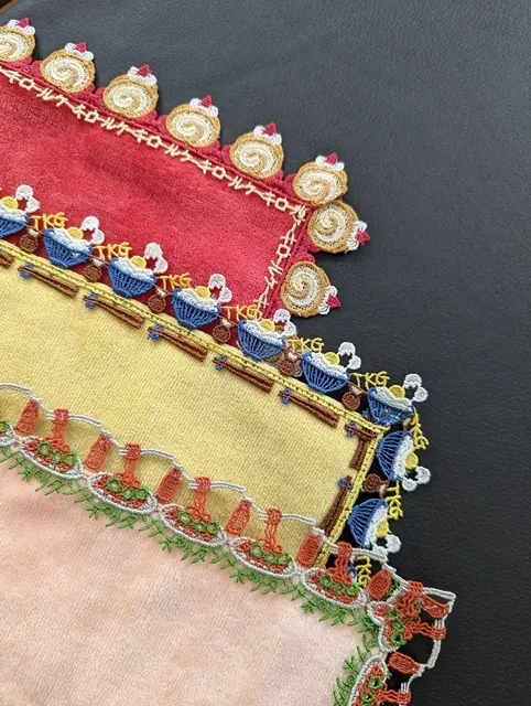 近沢レース店【eclat限定】タオルハンカチ3枚セット