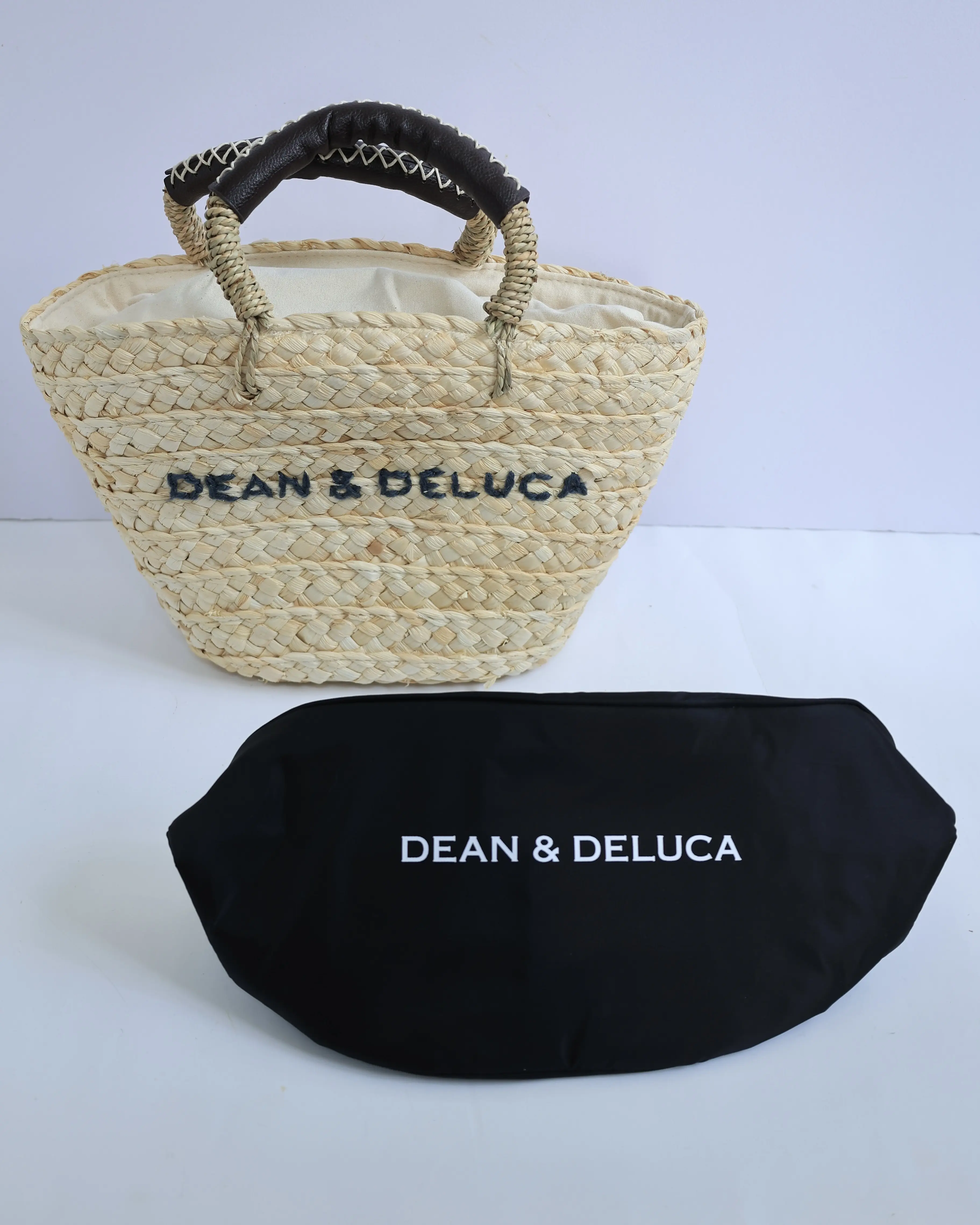 憧れの 小 DEAN&DELUCA & beams COUTURE保冷カゴバッグ小 ✖️ DELUCA