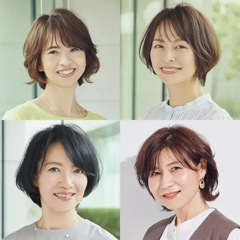 【50代におすすめのショートボブスタイル60選】絶対、おばさんに見えない！理想のヘアスタイルを手にいれる