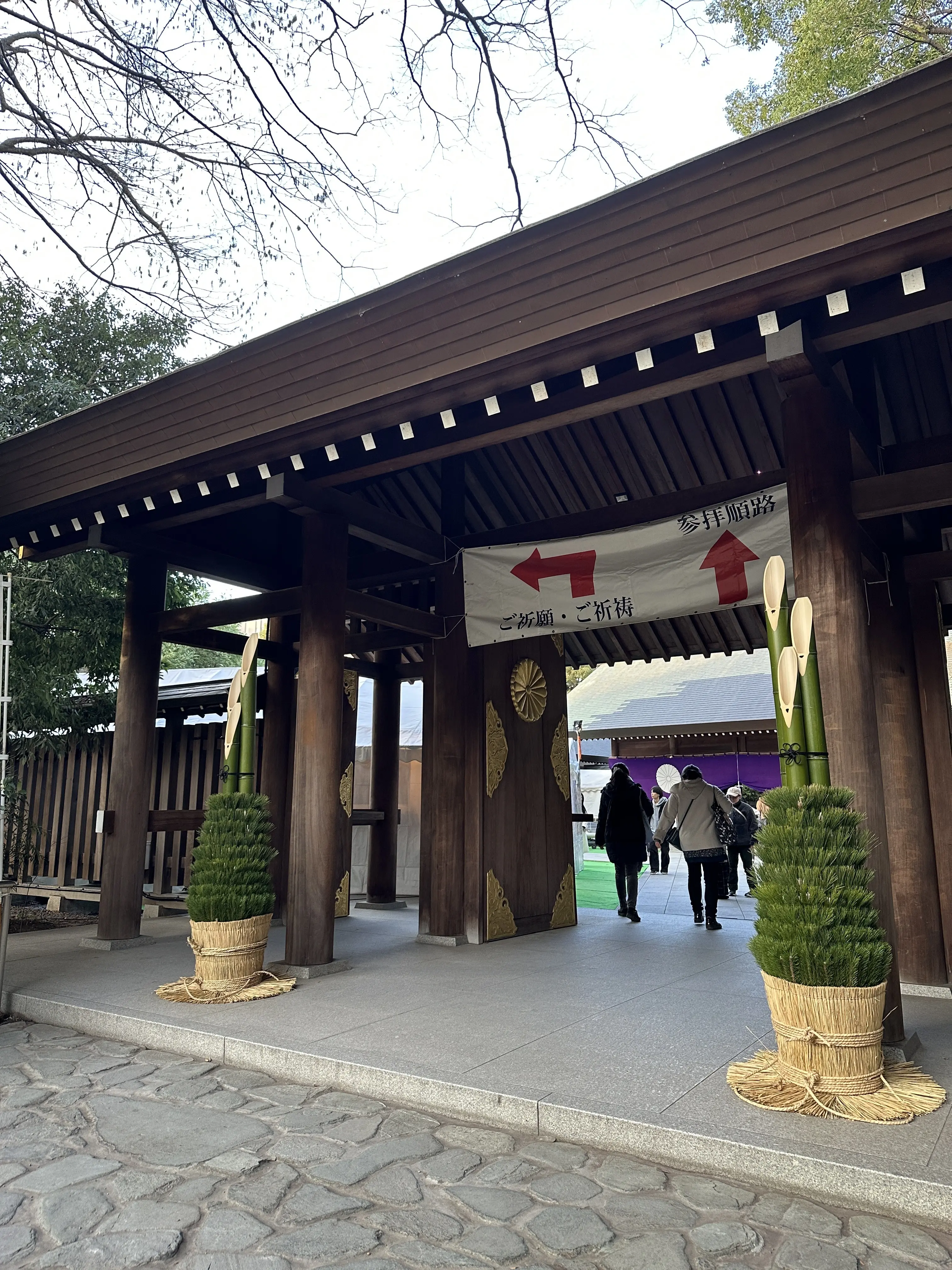 阿佐ヶ谷神明宮　年末詣　お参り　大晦日