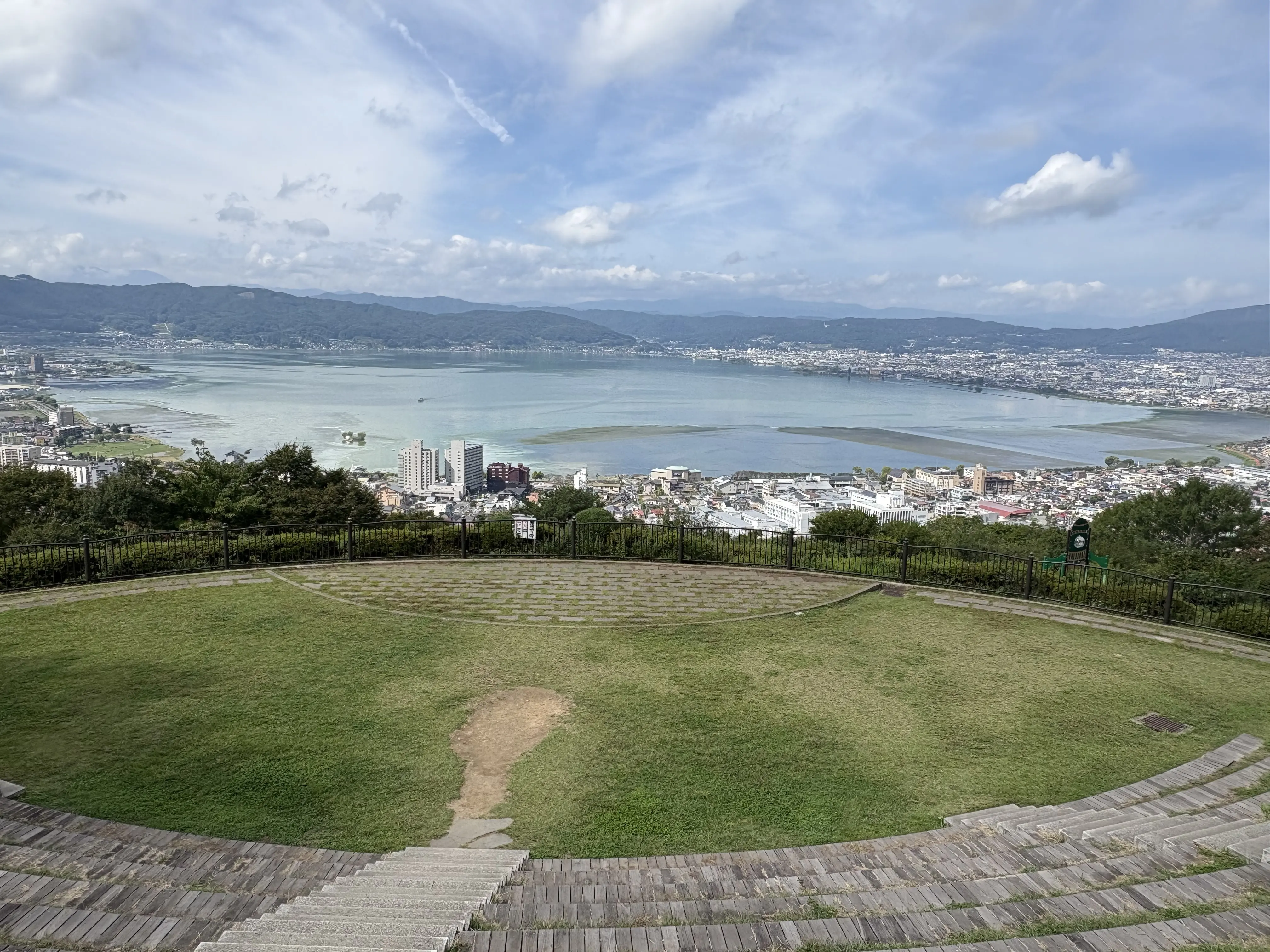 長野旅　諏訪湖　立石公園　聖地