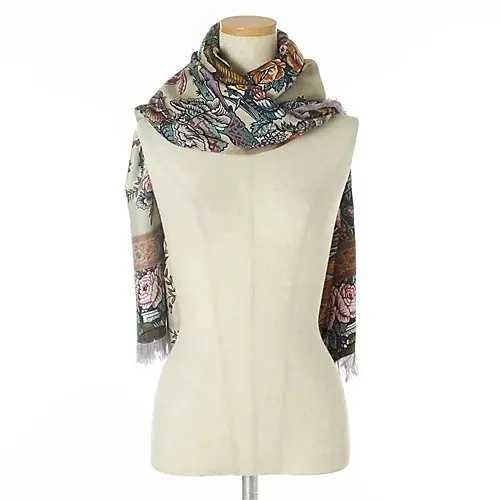 独創的な色柄が芸術作品のようなストール 「ピエール・ルイ・マシア・シルクストール」【50代ファッション】_1_14-3