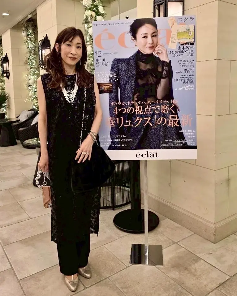 スパンコールのブラックコーデで【ソワレ・ドゥ・エクラ】へ♪_1_1