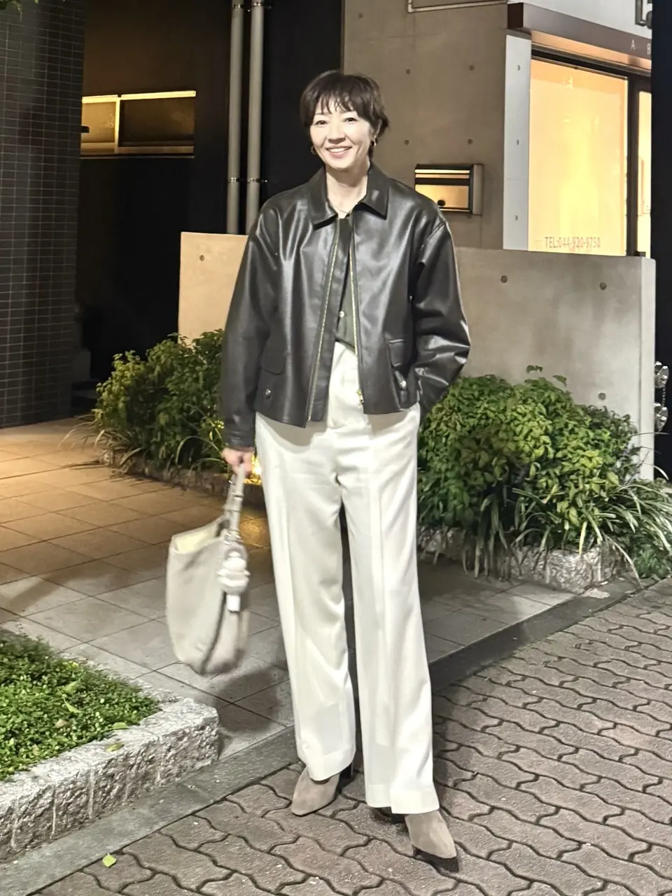 タックパンツコーデ 01