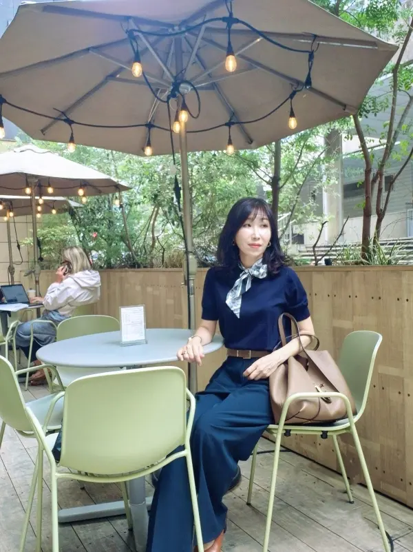 季節の変わり目に♪【気温別】アンサンブルニットの快適コーデ4選_1_9