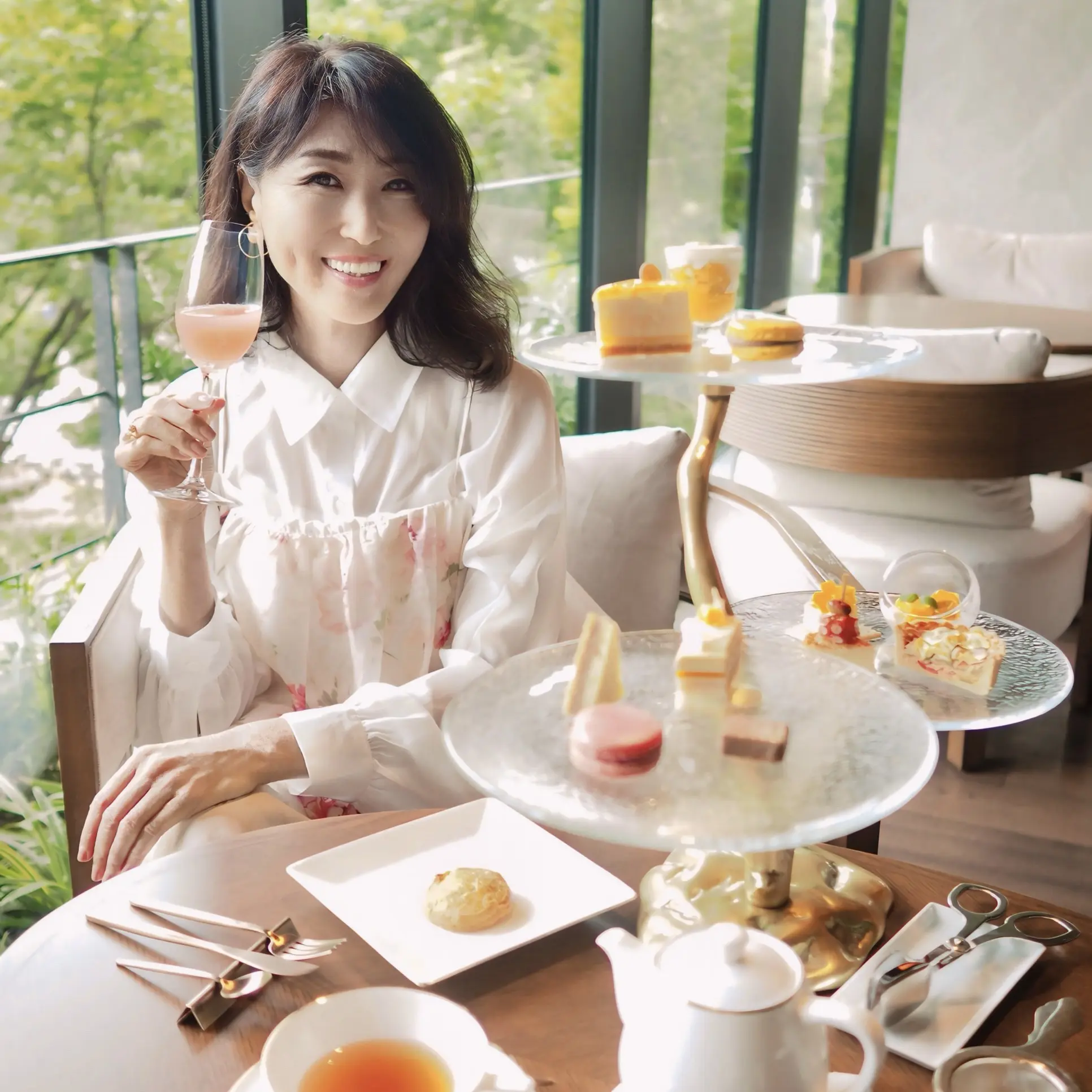 マダムと久しぶりの再会♡ZARAのバミューダパンツコーデで朝活！_1_17