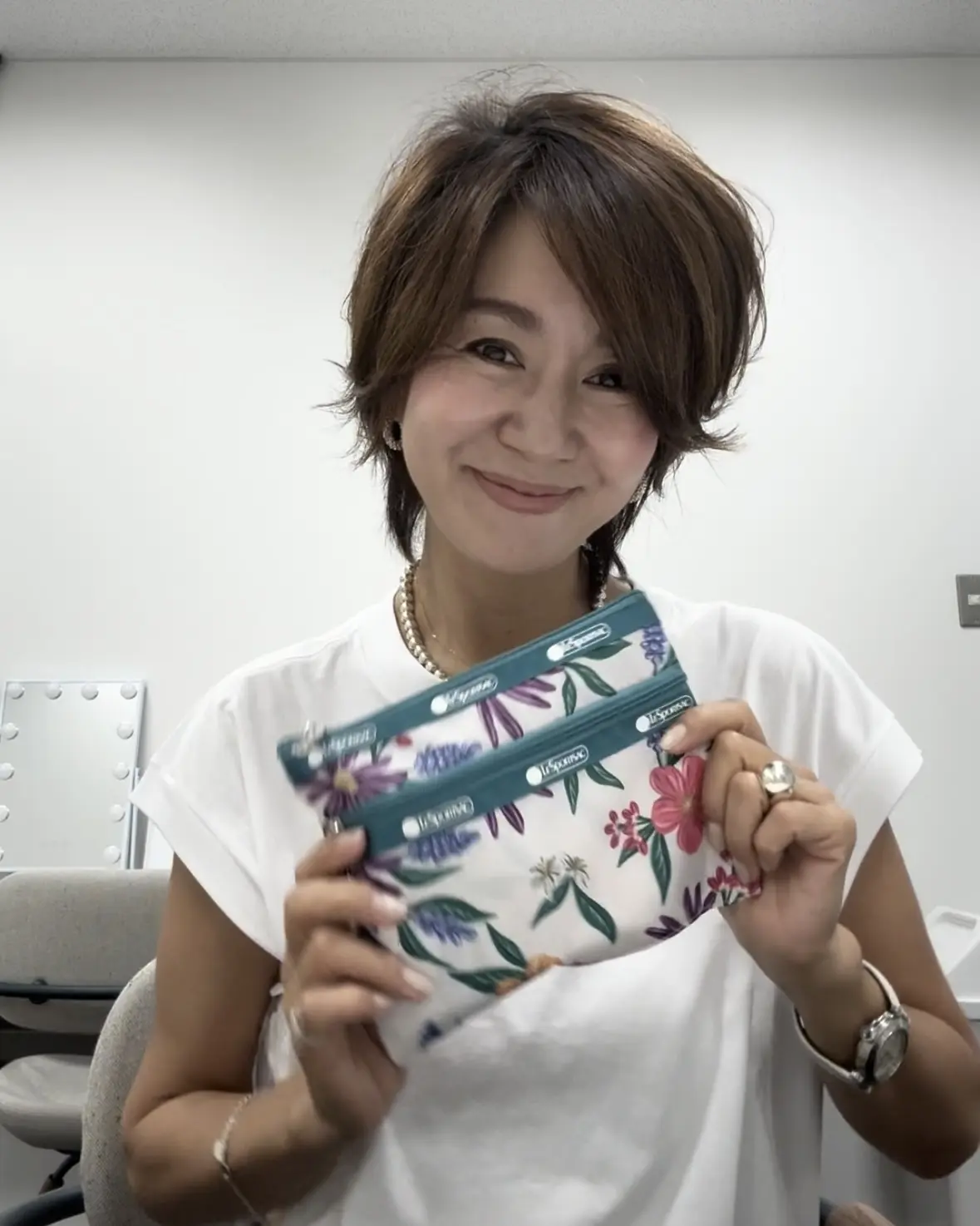 éclat10月号特別付録⭐︎レスポートサック✖︎éclat 『大人の花