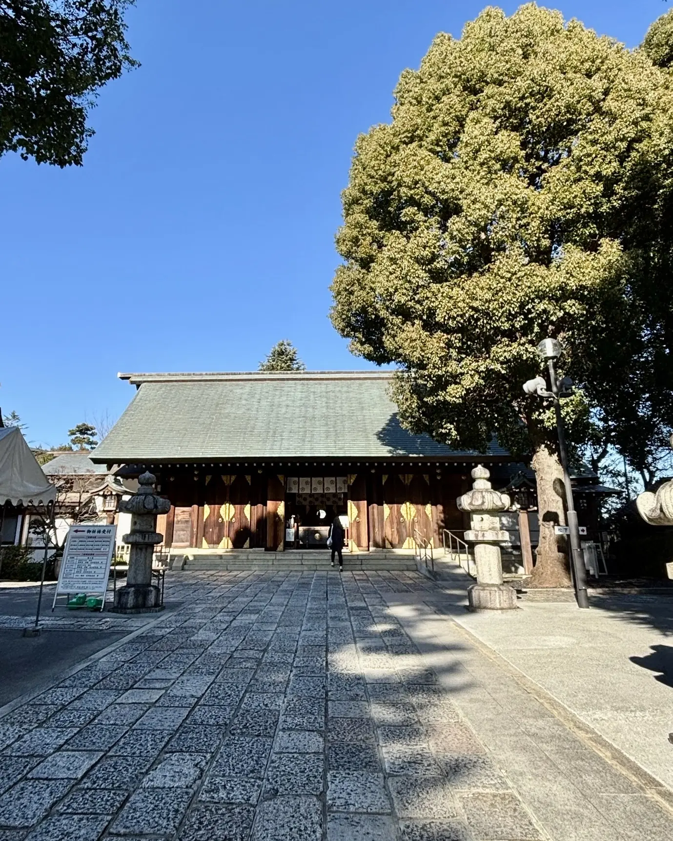 松陰神社　境内