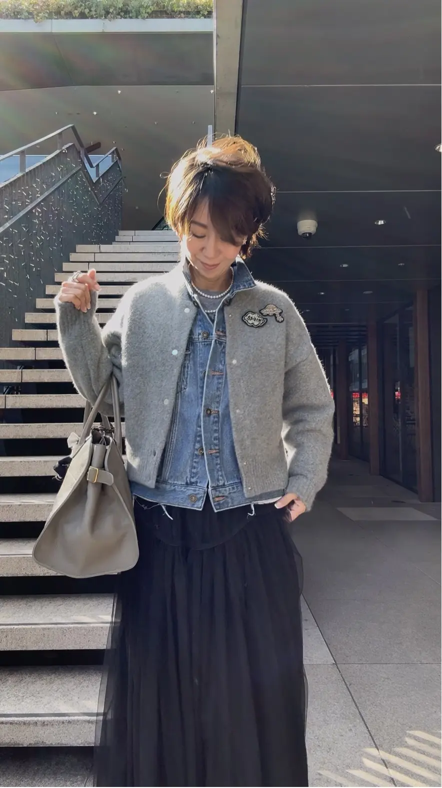 ハーフコートで秋の装いをアップデート_1_5