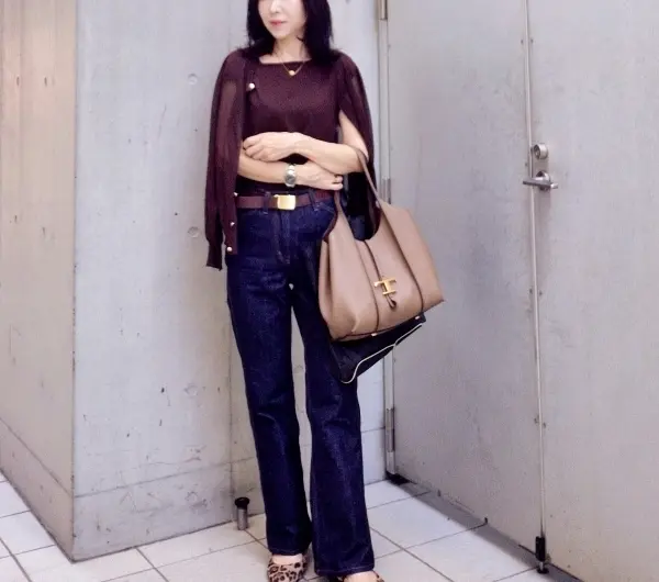 季節の変わり目に♪【気温別】アンサンブルニットの快適コーデ4選_1_3-2