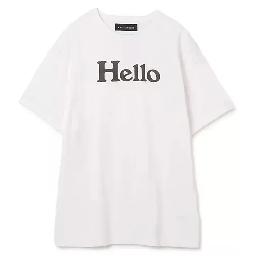 【MADISONBLUE】HELLO CREW NECK TEE×大人チュールスカート