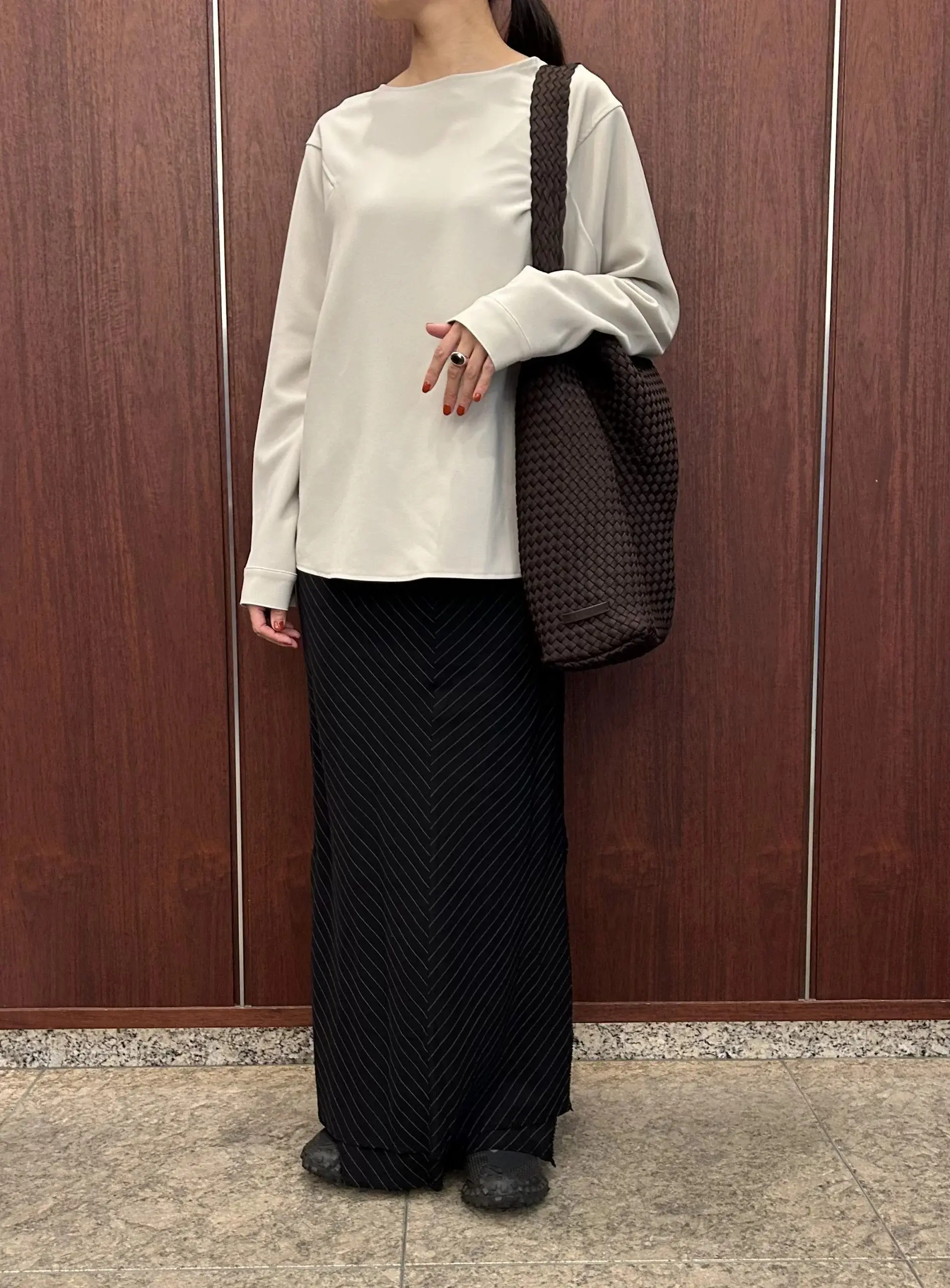 【50代ファッション】ハイパワーストレッチでノンストレスの着心地♪COGTHEBIGSMOKE×eclat 「ストレッチブラウス」_1_9