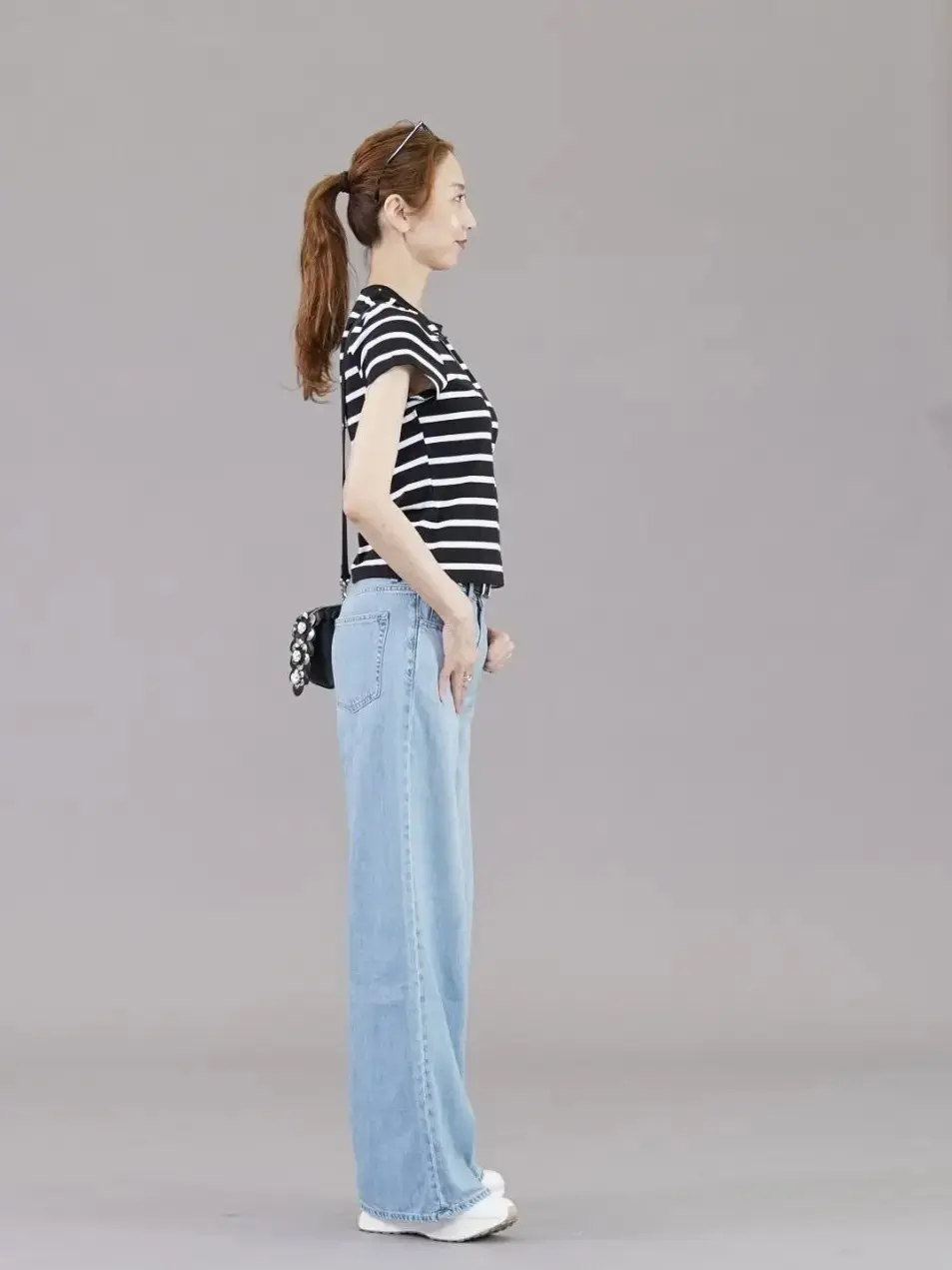 【50代「ユニクロ・GU」コーデ】過酷な夏を快適に！猛暑のおしゃれに役立つインナーやTシャツが大活躍_1_40